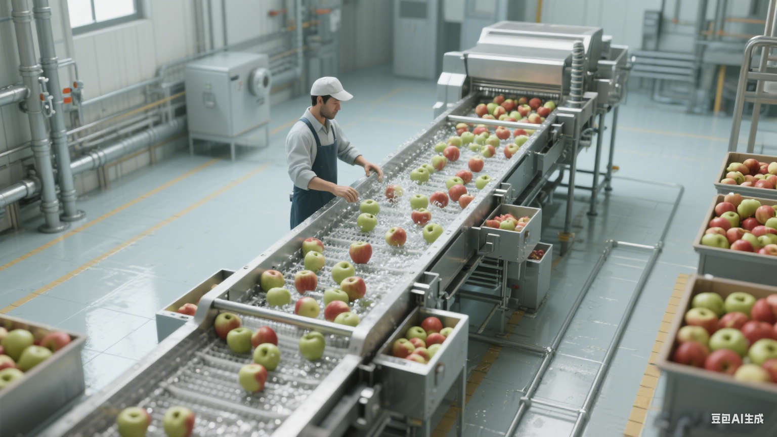 连续式翻转果蔬风干机：不止洗大枣，多尺寸适配有妙招(2)