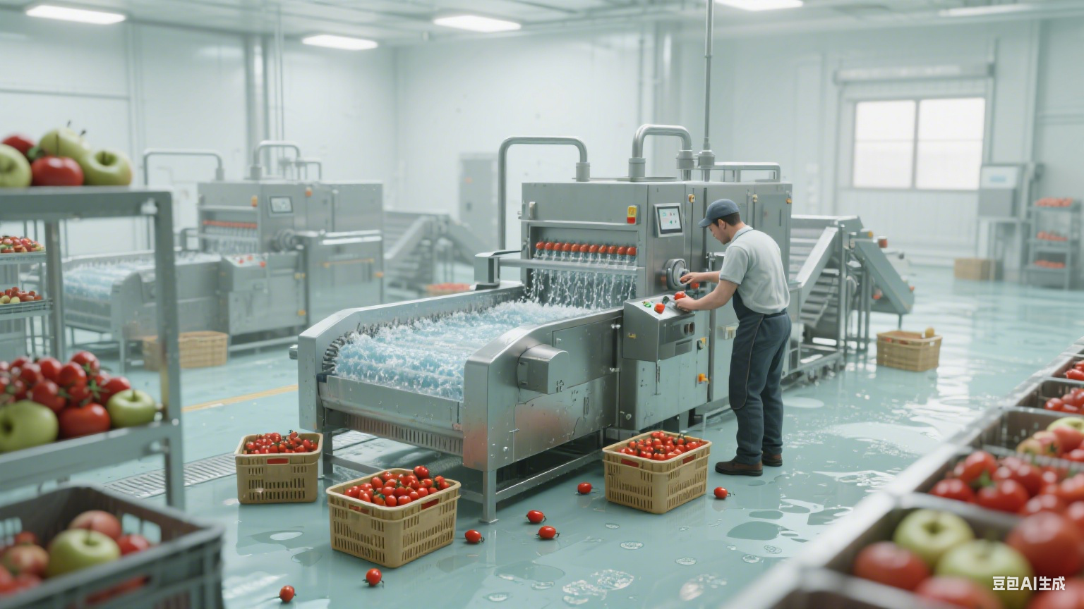 连续式翻转果蔬风干机：不止洗大枣，多尺寸适配有妙招(5)