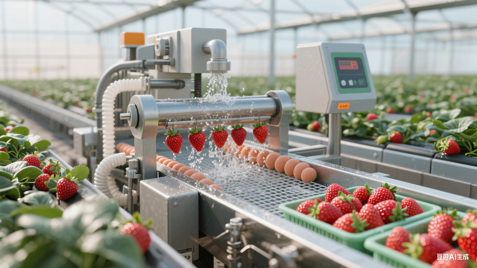 连续式翻转果蔬风干机：不止洗大枣，多尺寸适配有妙招(6)