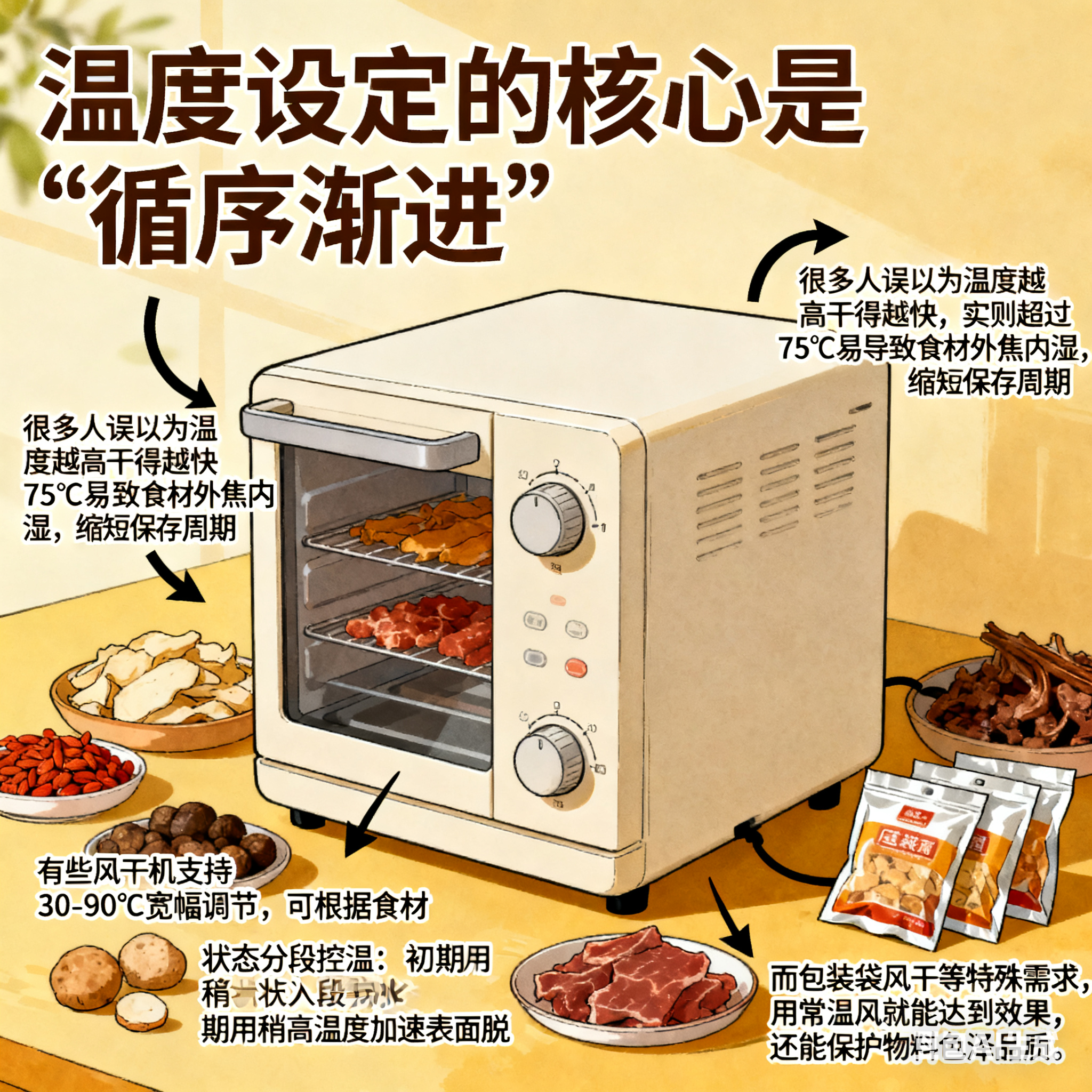 风与温的默契：食品风干机进风温度的秘密(5)