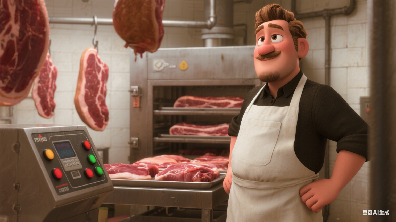 腌制肉烘干设备咋干活？(6)