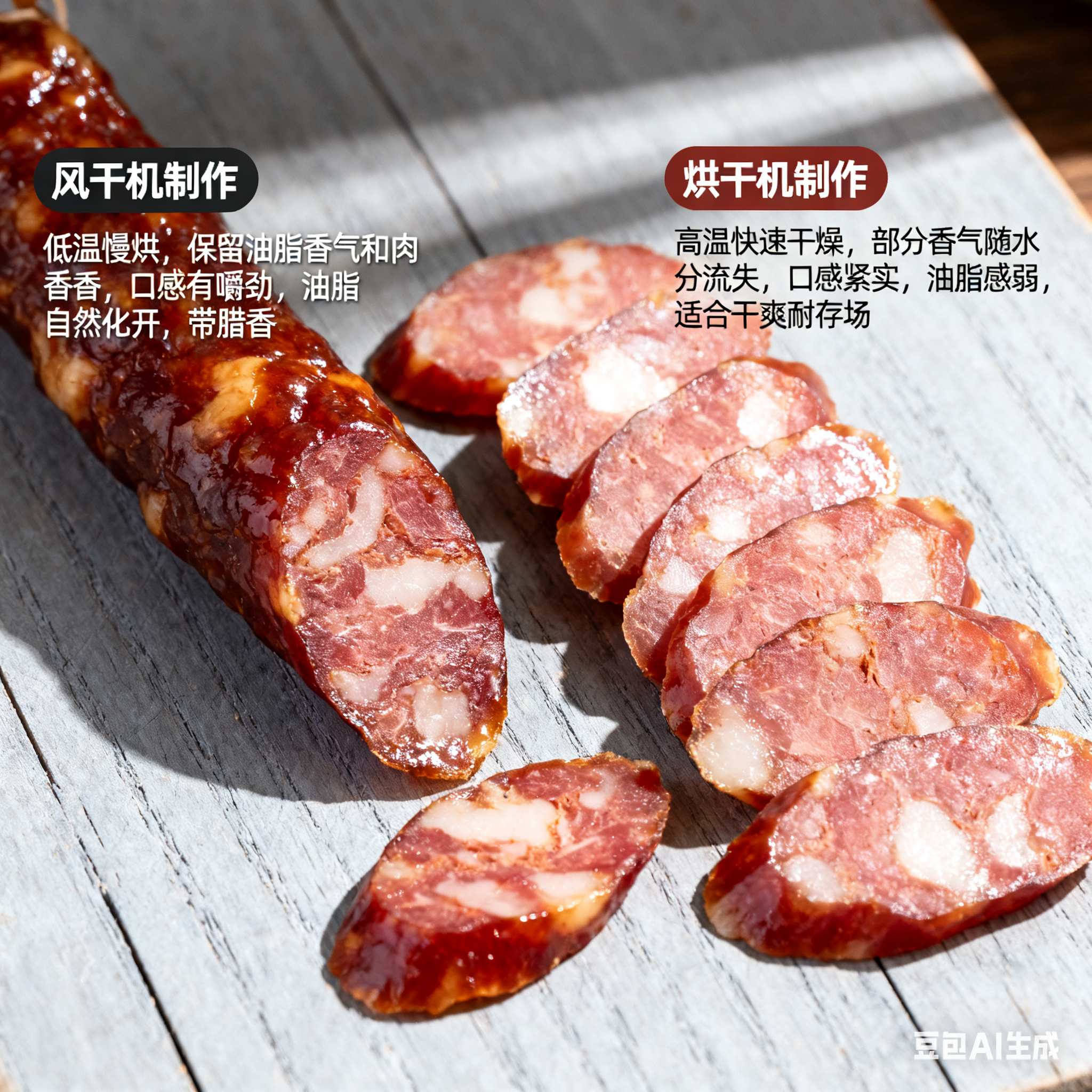 腊肠食品风干机和烘干机的区别？(3)