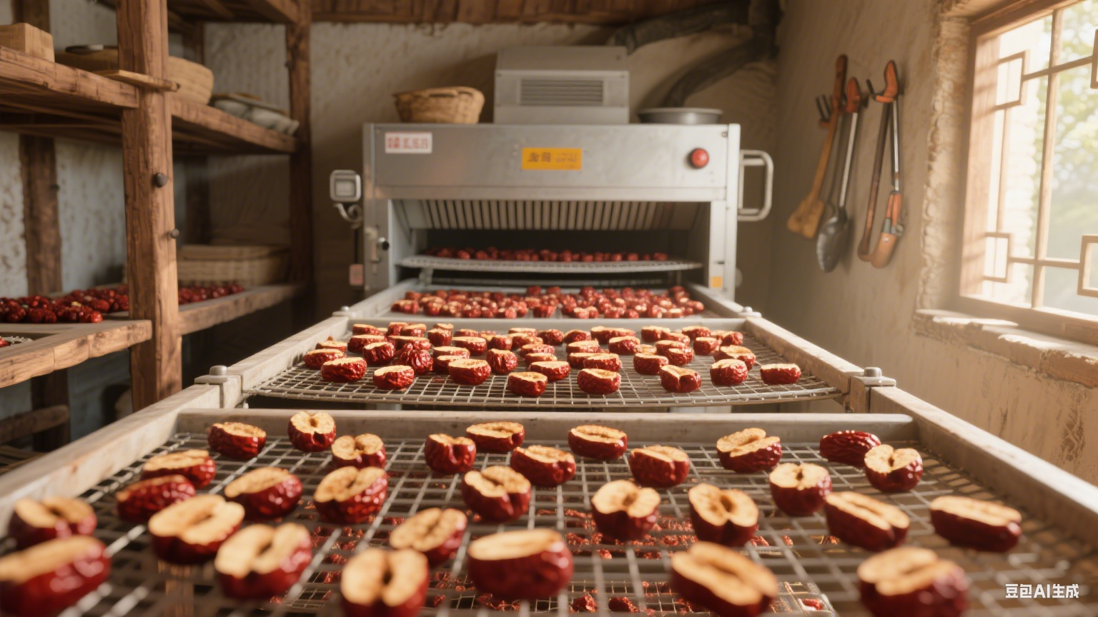 脆枣加工设备全景解析：风干与烘干技术构筑枣类脆化的风味守护体系(2)