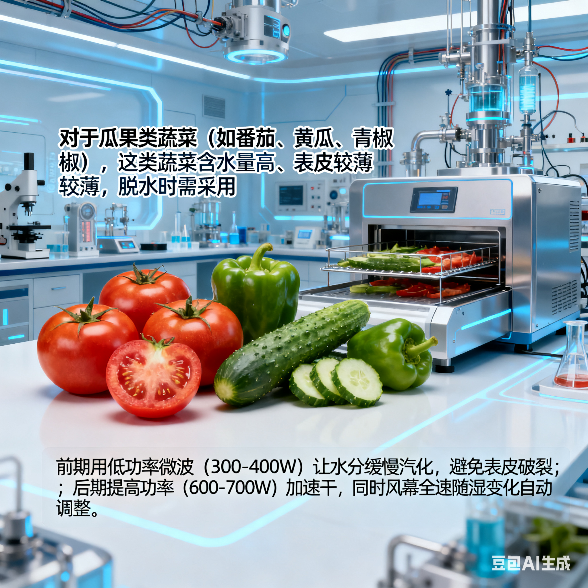 微能凝鲜・风萃蔬香 —— 蔬菜微波脱水风干机的脱水原理(4)