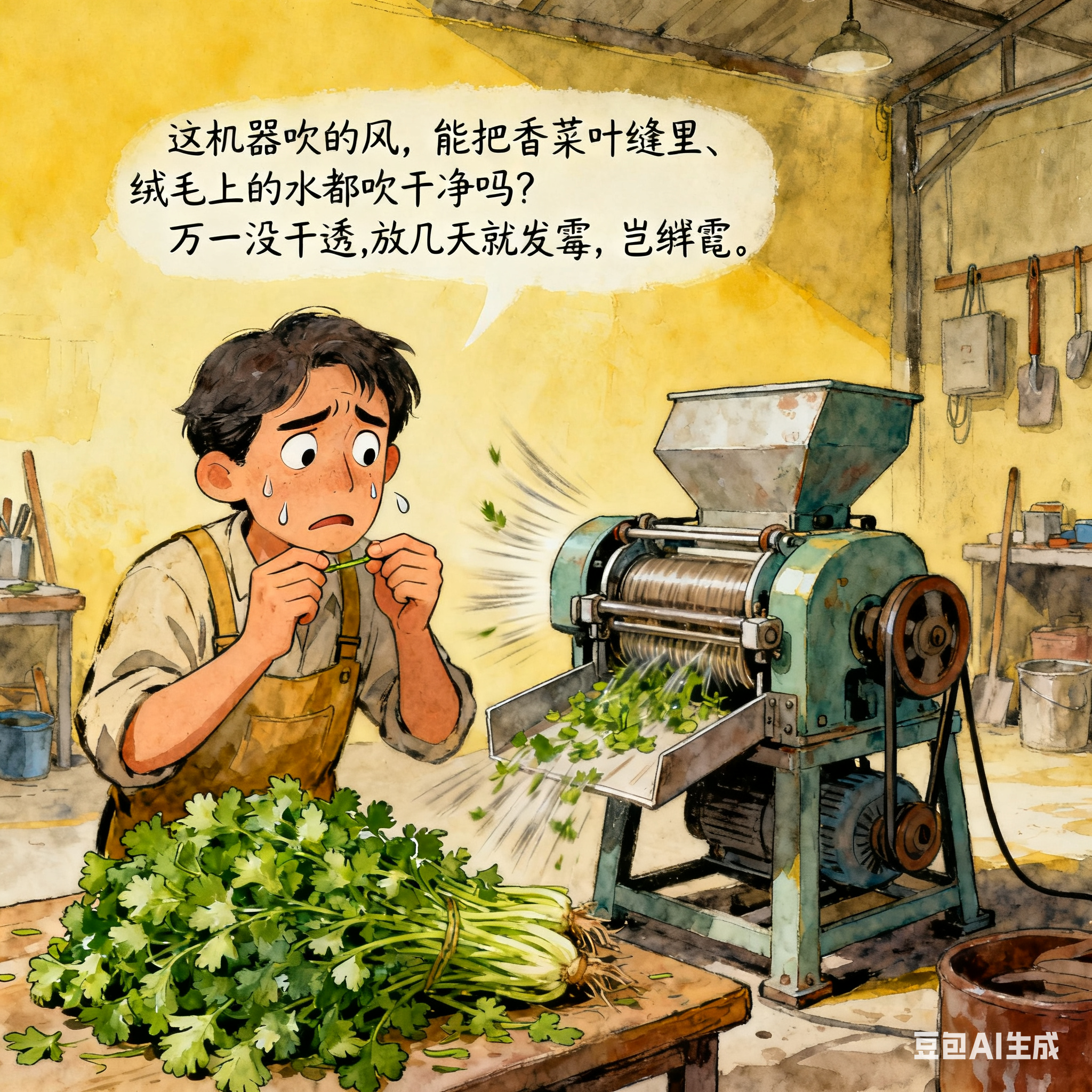 香菜食品风干机：会风干不彻底吗？(1)