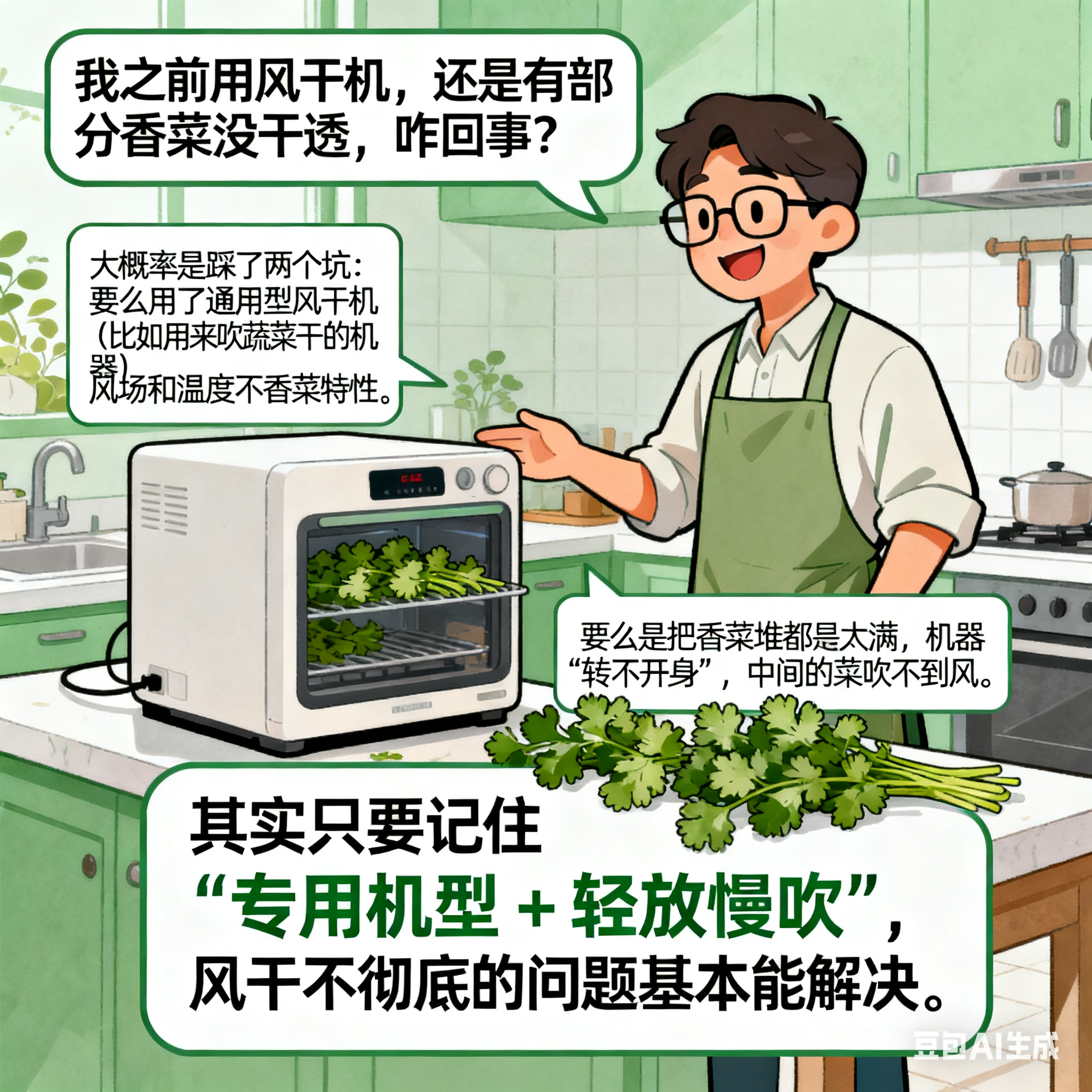 香菜食品风干机：会风干不彻底吗？(4)