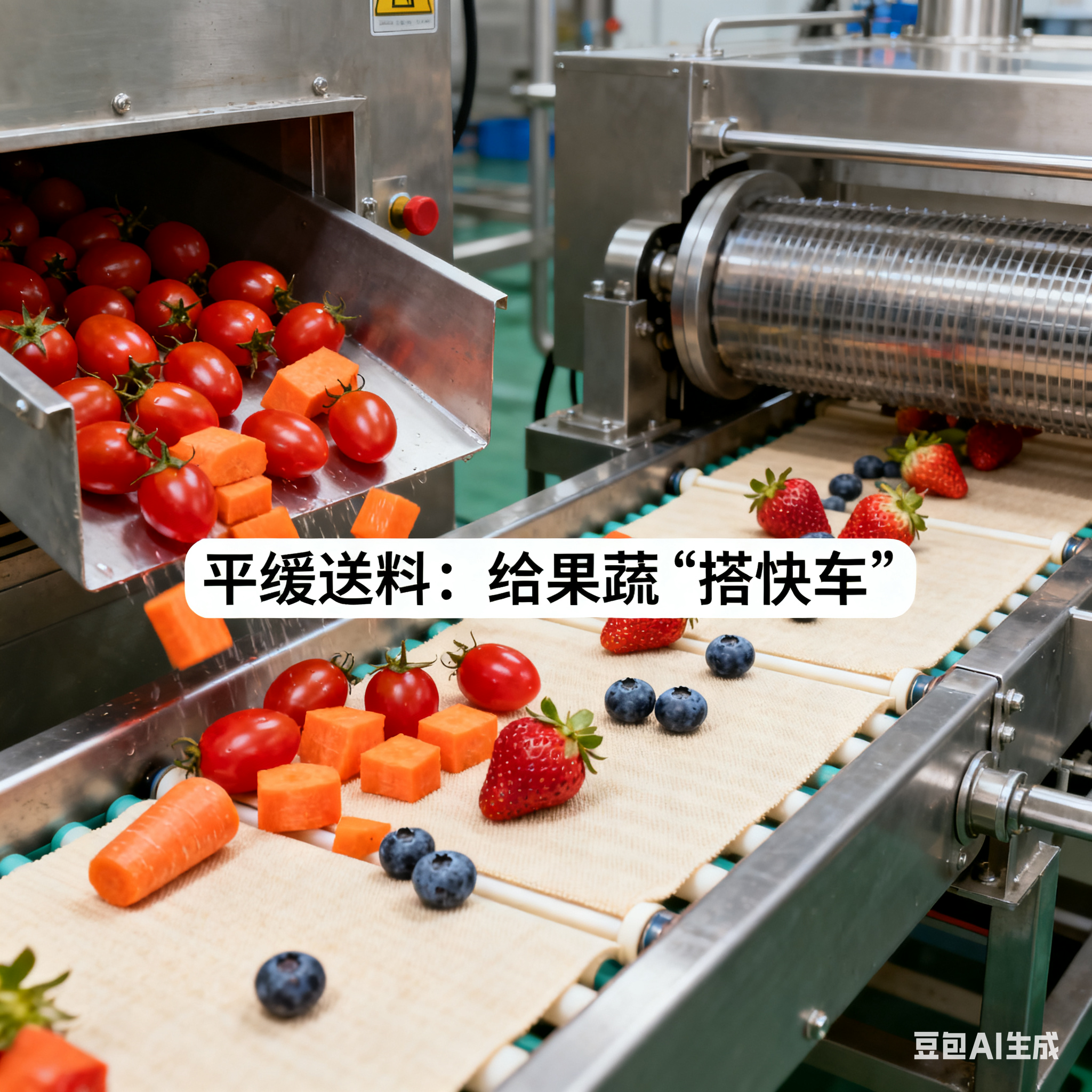 果蔬翻转风干机 咋让果蔬 “干爽” 不受伤？(2)