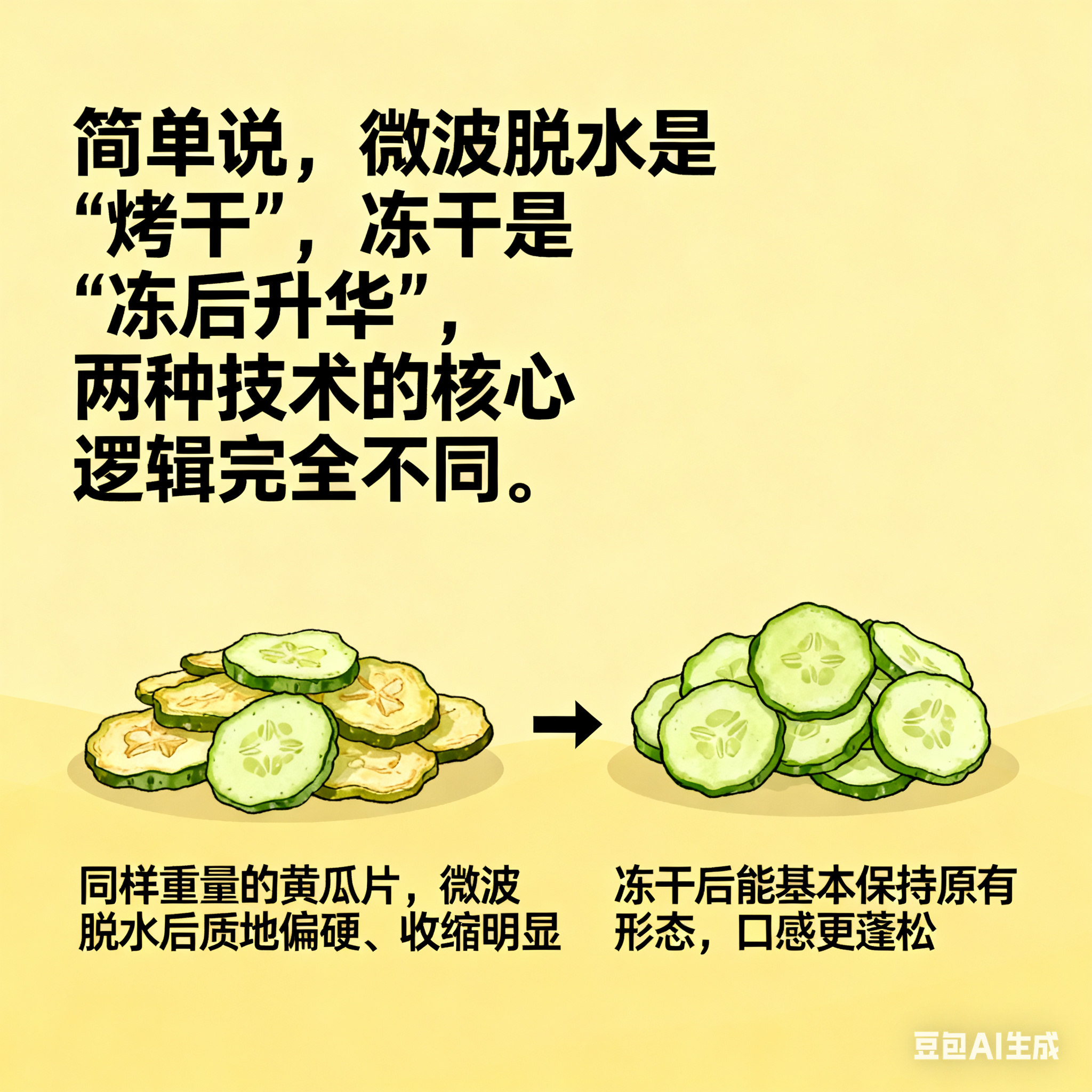 黄瓜片用微波脱水机，能做成冻干吗？(2)