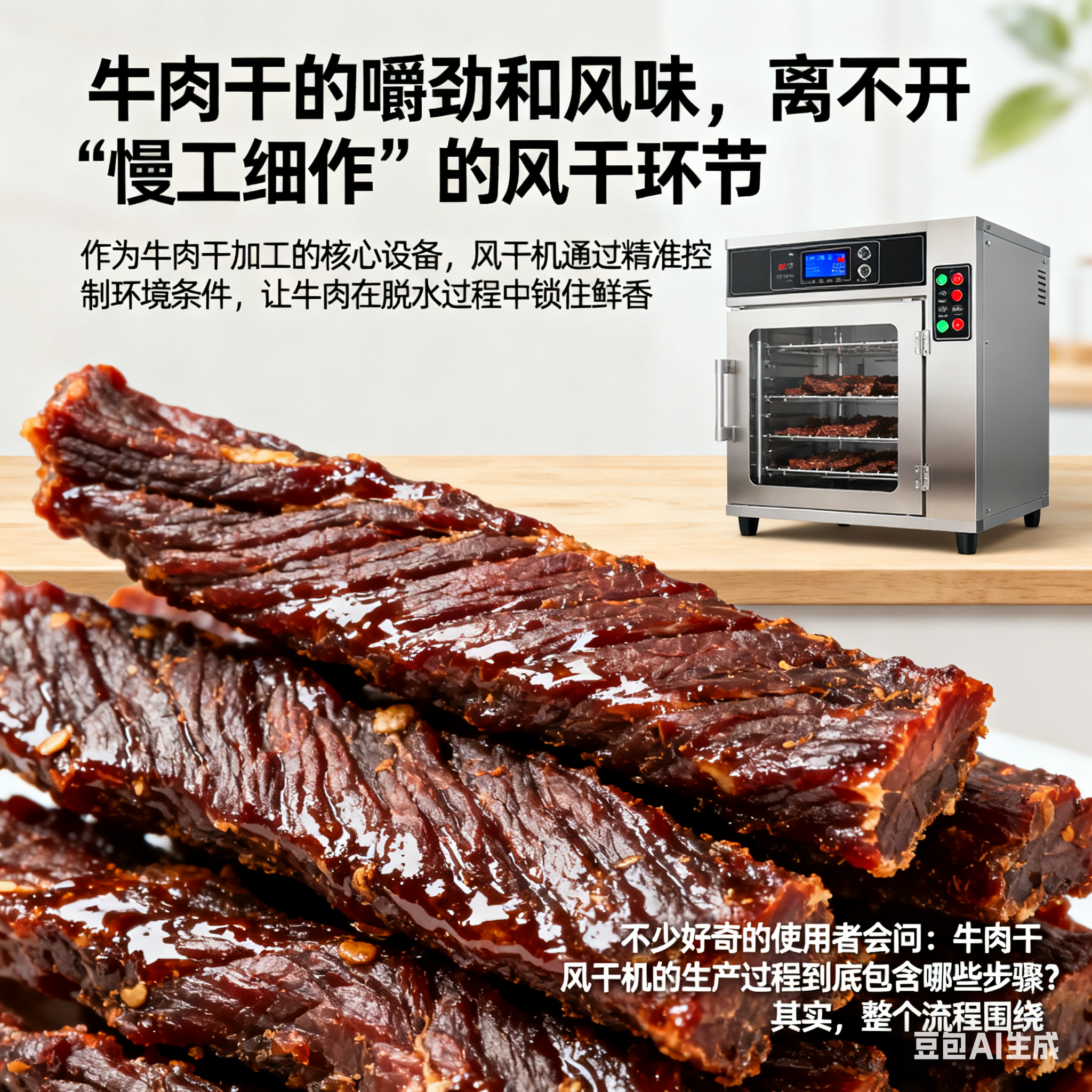牛肉干风干机，生产过程是怎样的？(1)