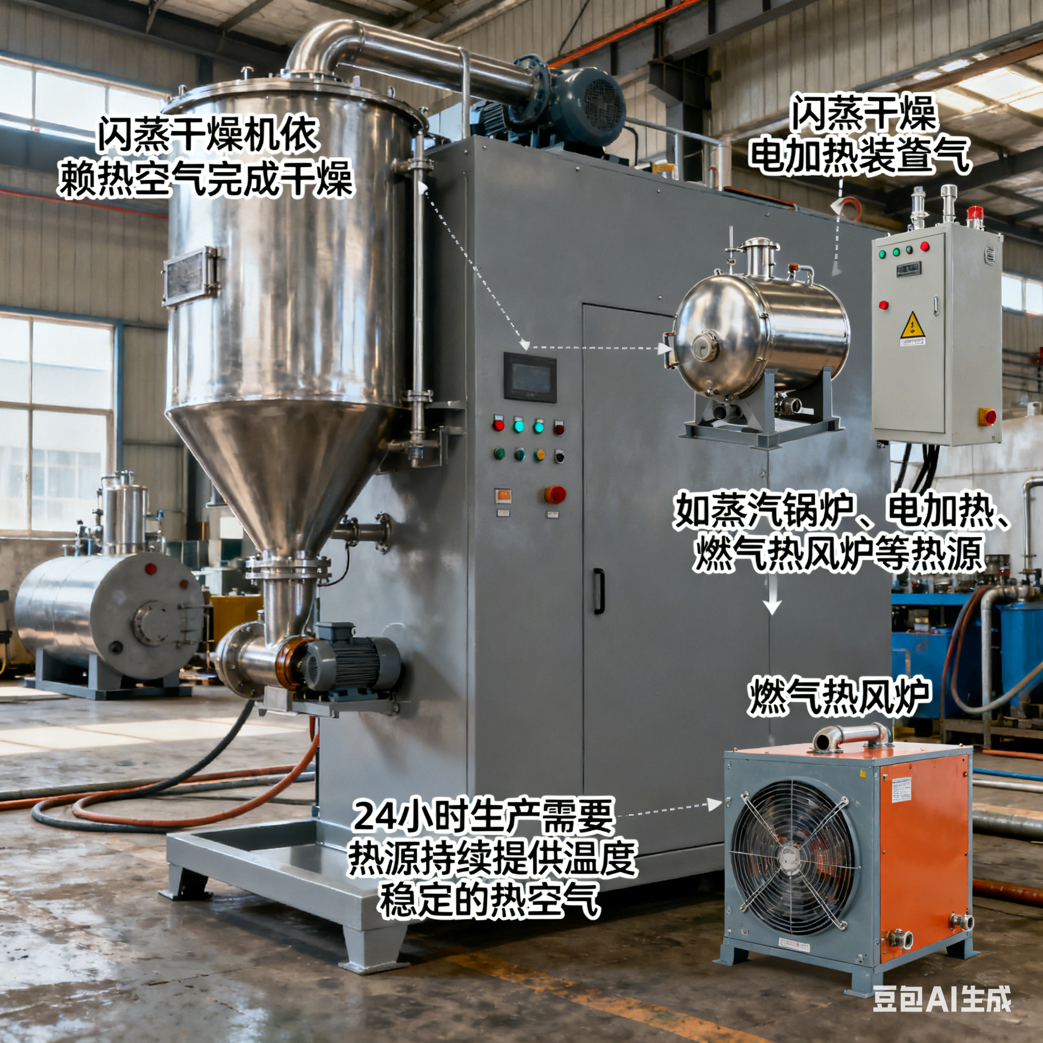 闪蒸干燥机，能 24 小时连续生产吗？(3)