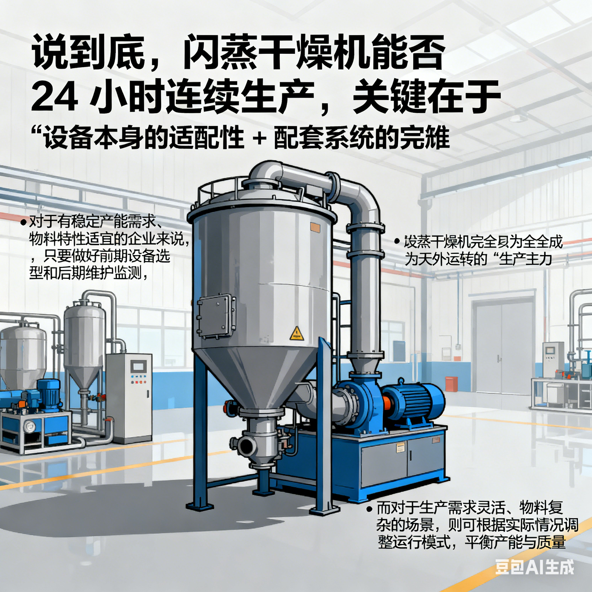 闪蒸干燥机，能 24 小时连续生产吗？(6)