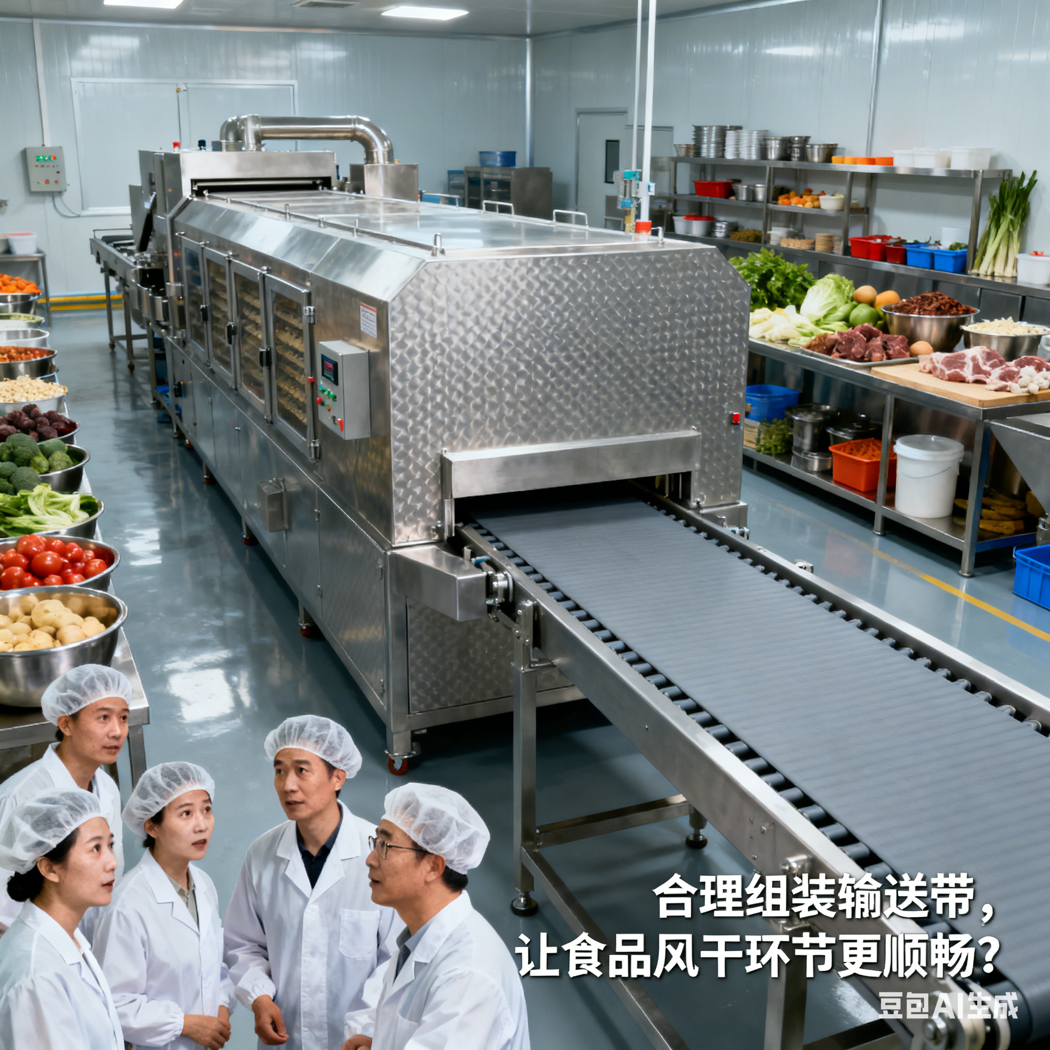 食品风干机，能组装输送带吗？(1)