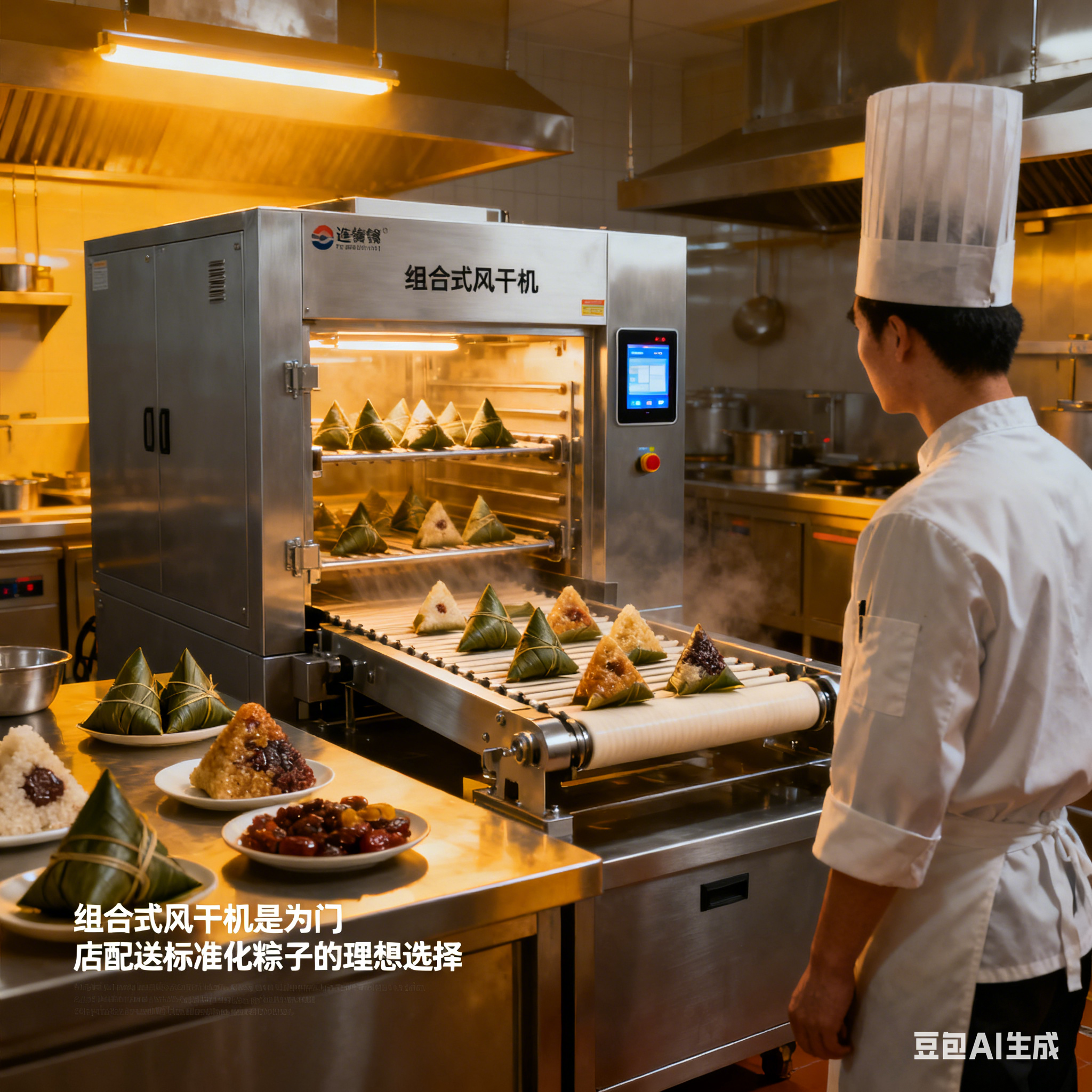 粽子全自动风干机，工作方式是什么样的？(4)